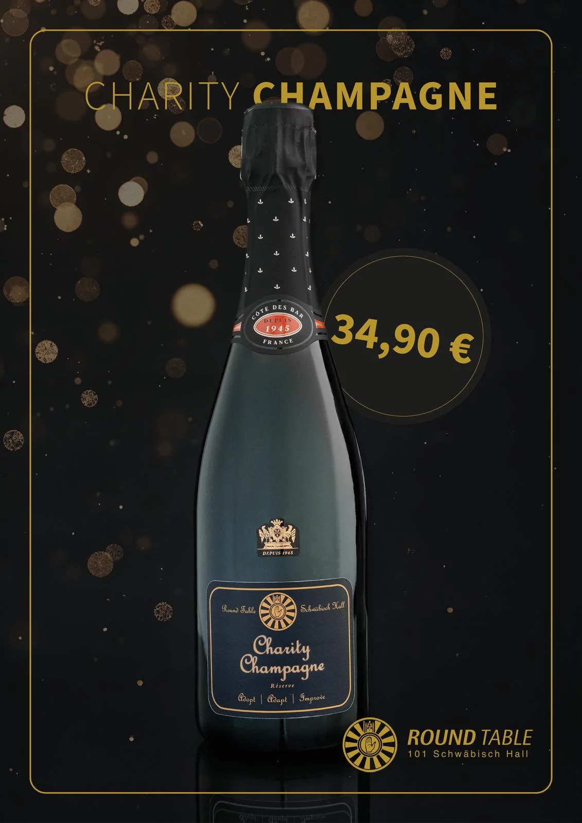 Roundtable 101 Feier Charity Champagne Produktbild